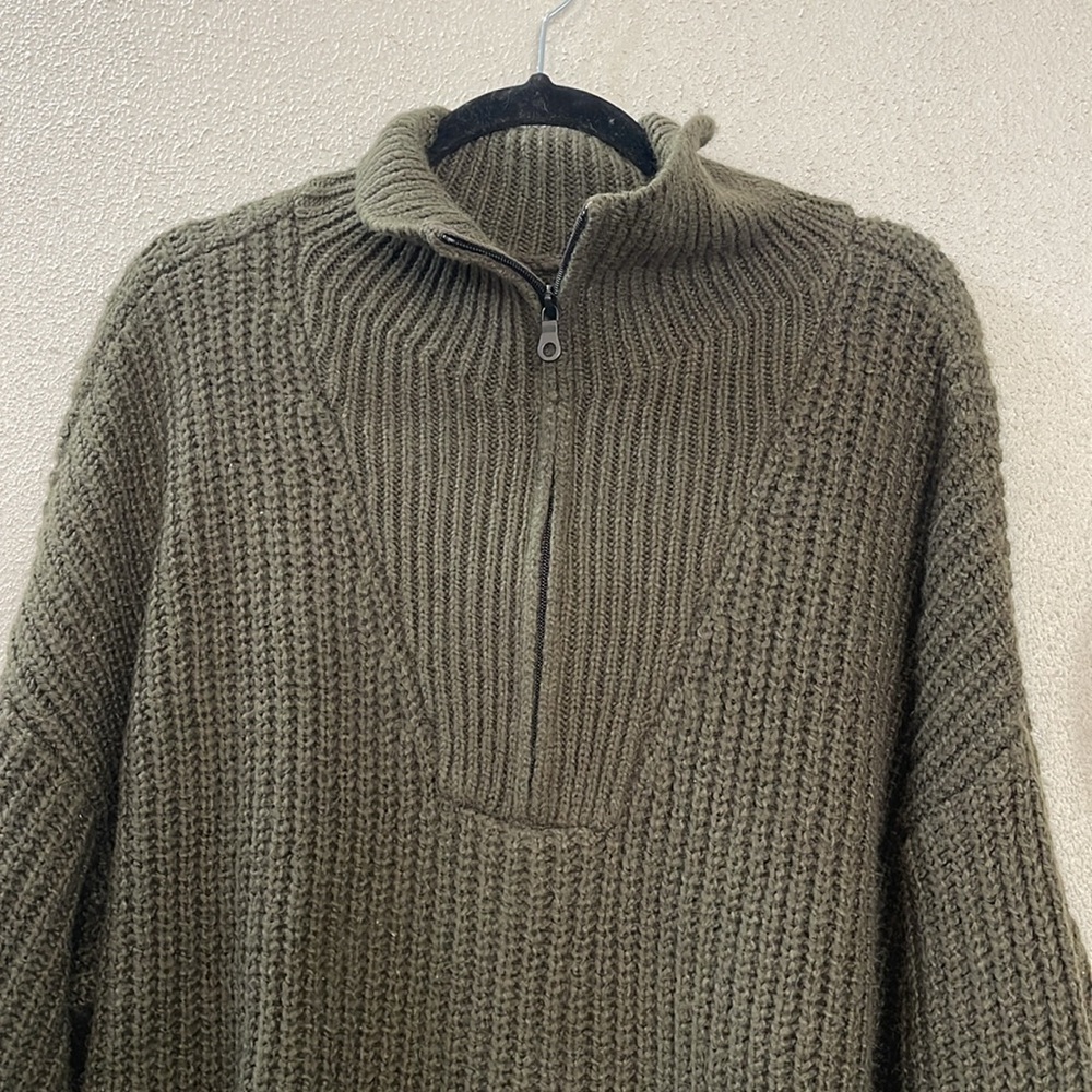 Aerie Offline Chunky 1/2 Zip Sweater Size XXL - Picture 3 of 7